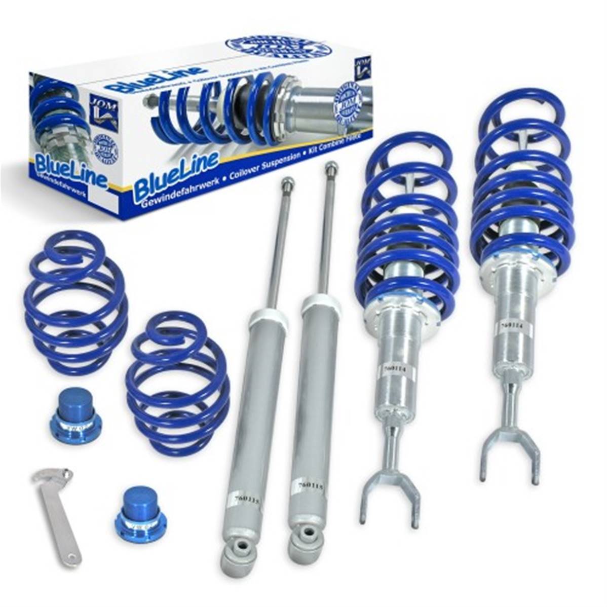 Fini l'effet bateau : kit combiné fileté Audi A6 4B pour corriger une suspension affaissée