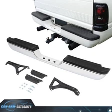 NEW Chrome Rear Step Bumper Assembly For 1994-2001 2002 Dodge Ram 1500 2500 3500