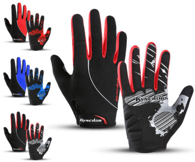 Outdoor Sport Motorcycle Bike Racing Full Finger Touch Screen Anti-slip Gloves