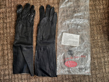 Vtg Opera Gloves Black Thin Leather Sz 7 Sears 60s