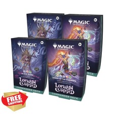 Magic The Gathering Lorwyn Eclipsed Commander Deck Bundle, 2 Decks Each