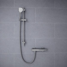 Bristan Artisan Thermostatic Fast Fit Bar Mixer Shower with Adjustable Head