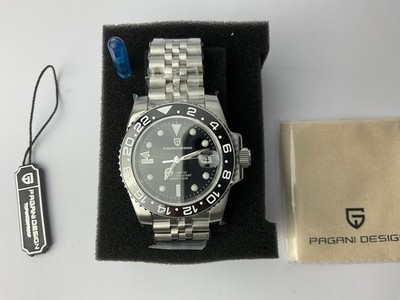 pagani automatik uhr hommage an Rolex GMT Master neu! (25/256)