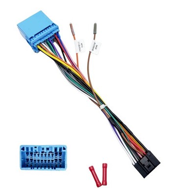 Aftermarket Radio Harness Adapter 16Pin ISO for Honda Acura Suzuki with SWC.