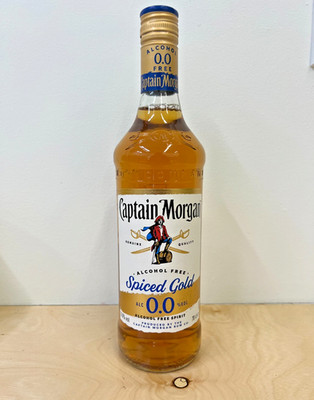 Captain Morgan Spiced Gold 0.0% Alcohol Free Spirit! Non-Alcoholic Rum Mocktail