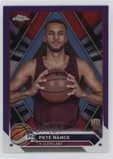 2023-24 Topps Chrome Purple Refractor /349 Pete Nance #144 5b1