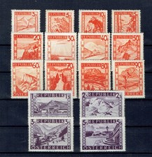 ANK.847-862   Aushilfsausgaben 1947