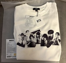 BTS POP UP STORE : ARIRANG Official MD BTS S/S White T-Shirt Size L 