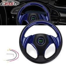Blue 12.5" Golf Cart Steering Wheel For EZGO TXT RXV Yamaha and Club Car 6 Hole