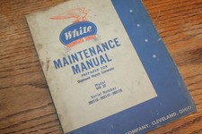 1945 White Truck model WA22 Maintenance Manual, huge illustrated . very complete