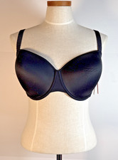 Sujetador Camiseta Third Love Negro Con Aros 40D Nuevo Con Etiquetas Correa Plisada Nuevo Molde a Forma