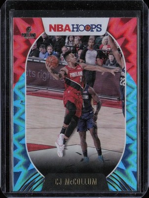 2020-21 Hoops #133 CJ McCollum Teal Explosion