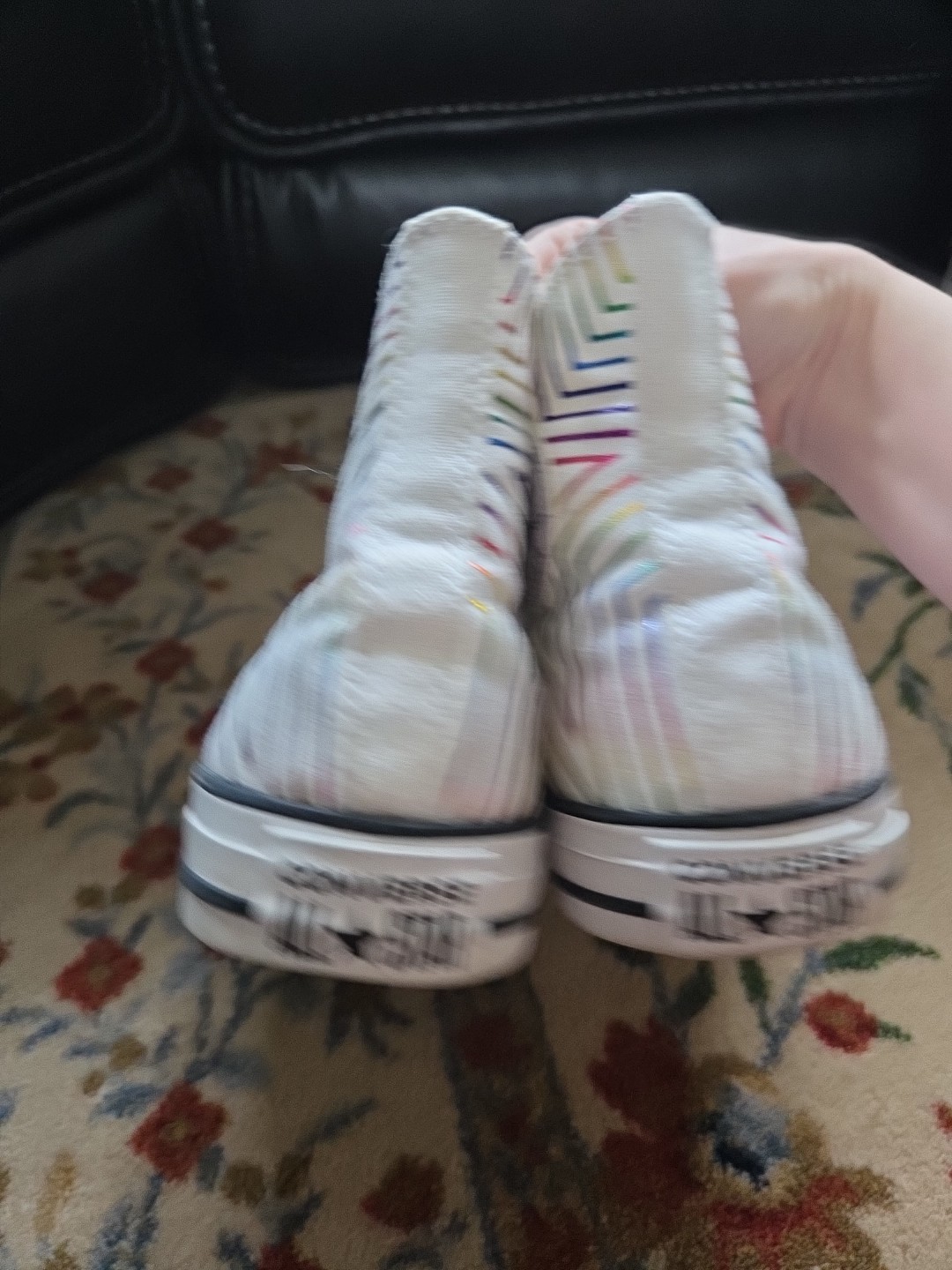 Converse CTAS Metallic Rainbow Exploding Star Hig… - image 5