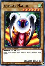 Yu-Gi-Oh TCG SBSC-DE019 C Empress Mantis Speed Duel: Scars of Battle