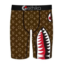 Ethika Men's Brown Underwear Boxer Briefs US Stock Free Sipping New With Tag