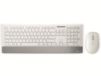 Mediarange Funk-Tastatur- Und Maus-Set MROS106, Qwertz, Weiß/Silber