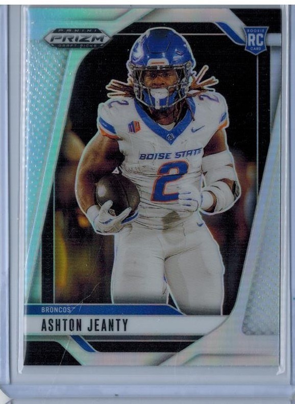 2025 PANINI PRIZM DRAFT ASHTON JEANTY RC SILVER PRIZM ROOKIE #13