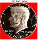 1976-S CLAD PROOF KENNEDY HALF DOLLAR, VERY BEAUTIFUL  PROOF COIN, FAST SHIPPING