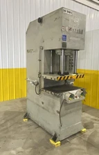 50 TON YIFANG MODEL #YC-50T HYDRAULIC C-FRAME PRESS, 15.75" STROKE: STOCK #20191