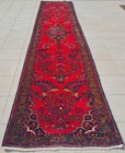 Amazing Hand Knotted Vintage Tribal Saroukh Wool Area Runner Rug 13 x 3 Ft — photo 2