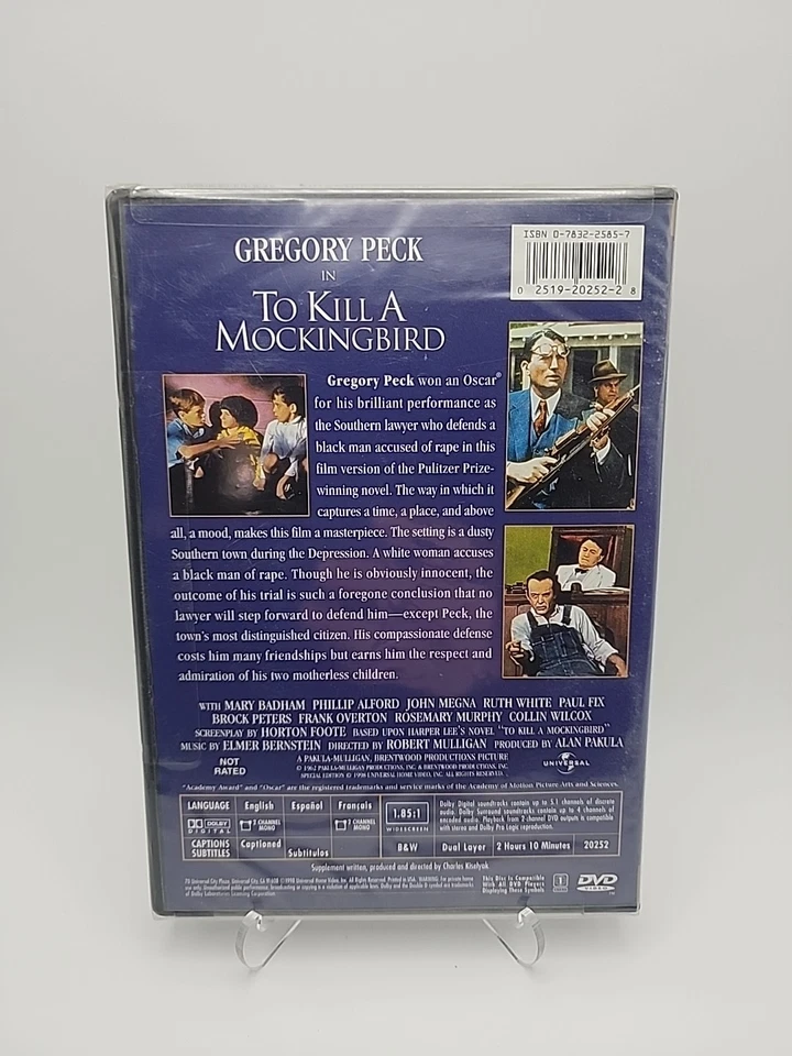 To Kill a Mockingbird (Collector's Edition) DVD Brand New Factory Sealed - Image 2 of 2