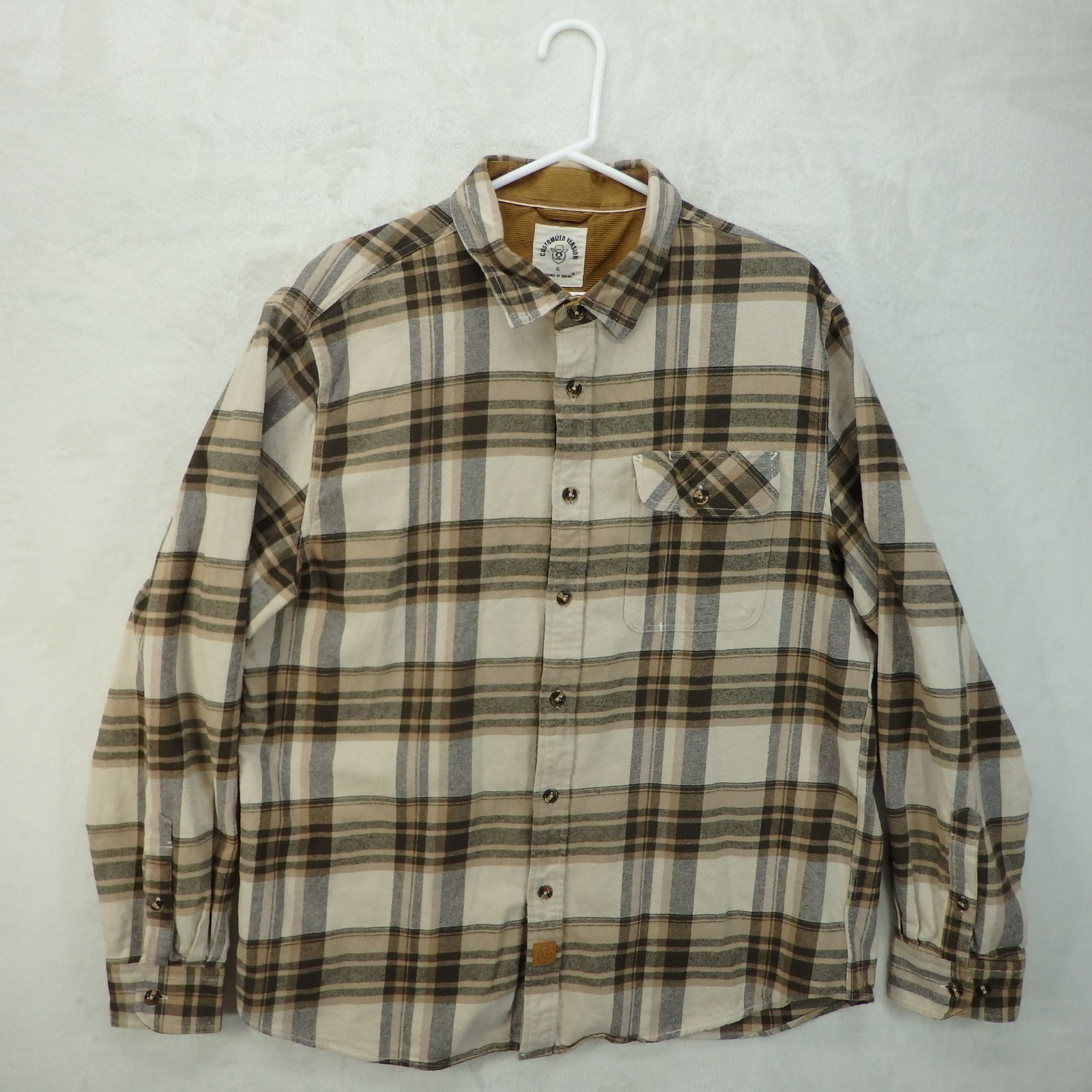 Dubinik Customized Version Flannel Button Up Shir… - image 1