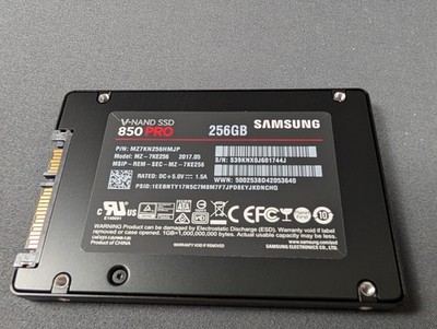 Samsung 850 PRO 256GB 2.5 SATA III SSD MZ-7KE256 V-NAND Solid State Drive
