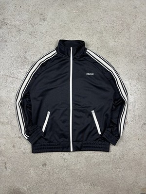 Céline Track Jacket / Very Rare 100% Original / Black / Men Size L