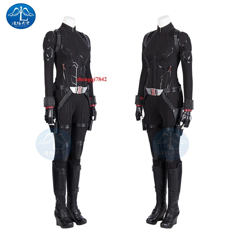 Черная вдова косплей полный комплект комбинезон костюм реквизит супергероя Хэллоуин костюмы - Изображение 2 из 4
