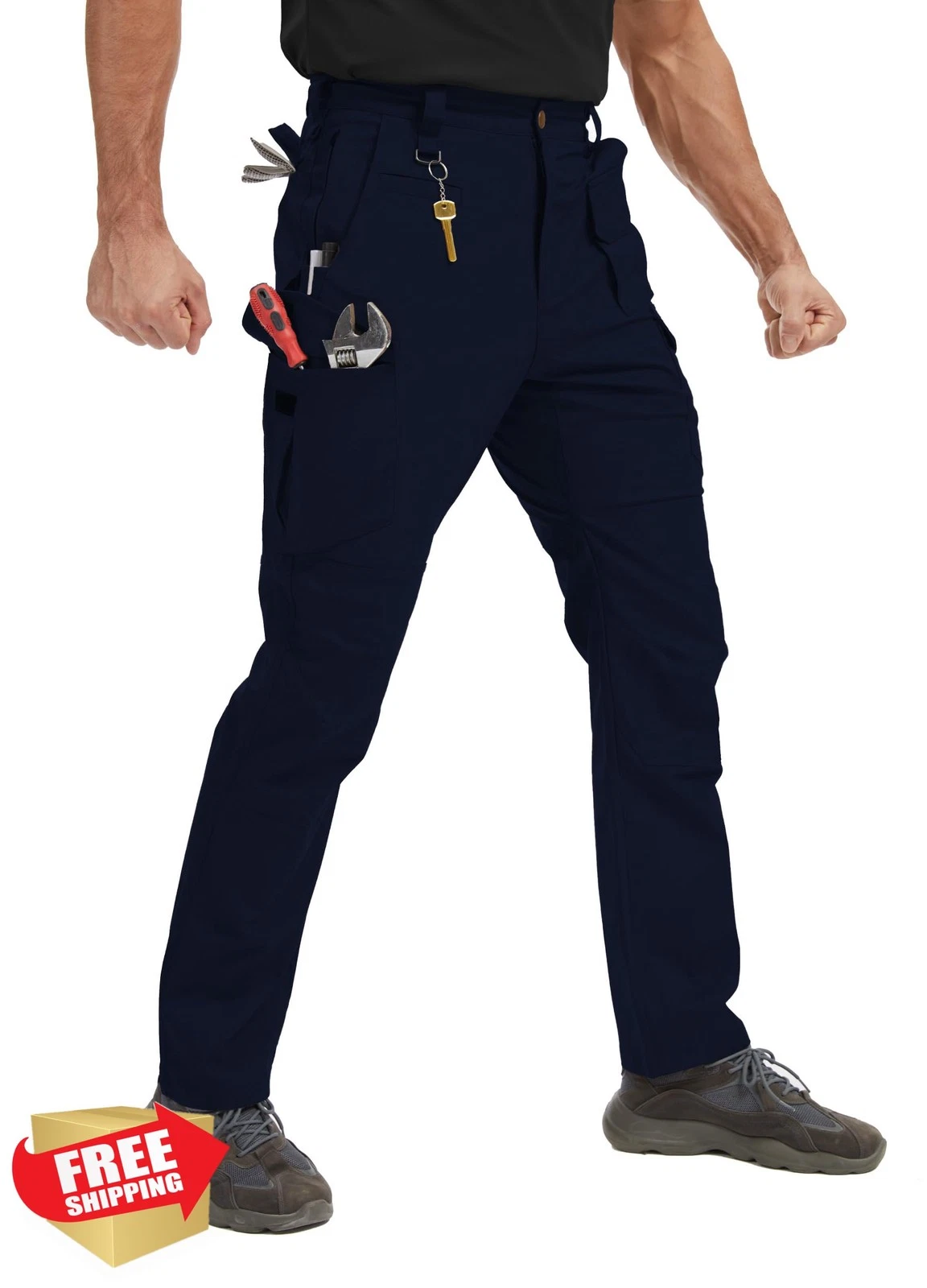 TruVat Men's Ripstop Cargo Work Pants Waterproof
