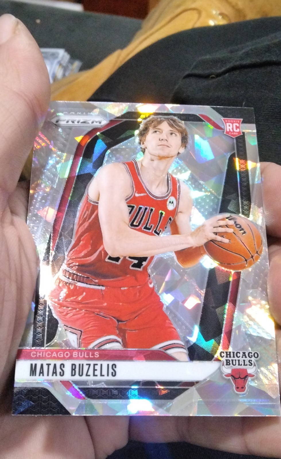 2024-25 Panini Prizm - Matas Buzelis #252 Ice Prizm (RC)