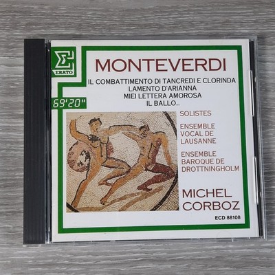 Monteverdi   Madrigali CD 1980 Erato Michel Corboz Baroque Vocal Japan