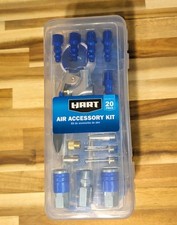 Hart 20 Pc. Air Compressor Accessory Kit 665360712 Open Box New Hose Fittings Hart 20 Pc. Air Compressor Accessory Kit 665360712 Open Box New Hose Fittings