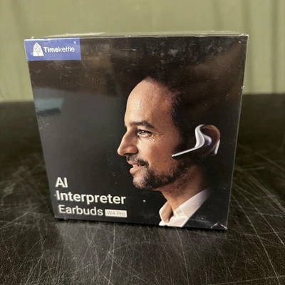 Timekettle W4 Pro AI Interpreter Earbuds w/ Charging Case | AQ2G-W4 Pro NEW