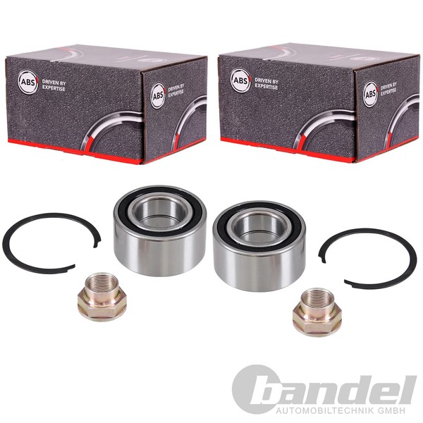 2X A.B.S. RADLAGER-SATZ Vorne Passend FüR Alfa Romeo 145 146 155 GTV Spider Fiat-image