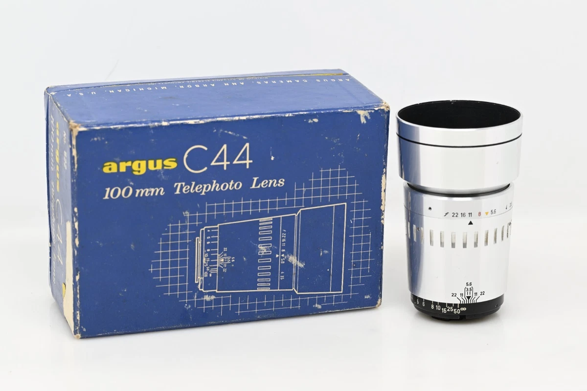 Téléobjectif Argus Cintar 100 Mm F/3,5 Pour Argus C44 – Fabriqué En Allemagne Par Steinheil