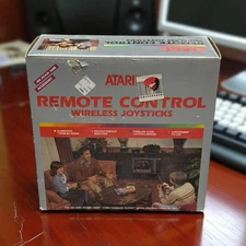 Atari 2600 Remote Control Wireless Joysticks 1983 CX42 BOX MANUAL W/Reciever
