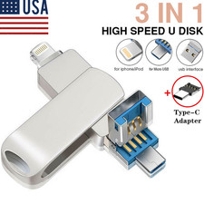 TypeC USB3.0 Flash Drive USB Stick Photo External Storage Memory Stick iPhone PC