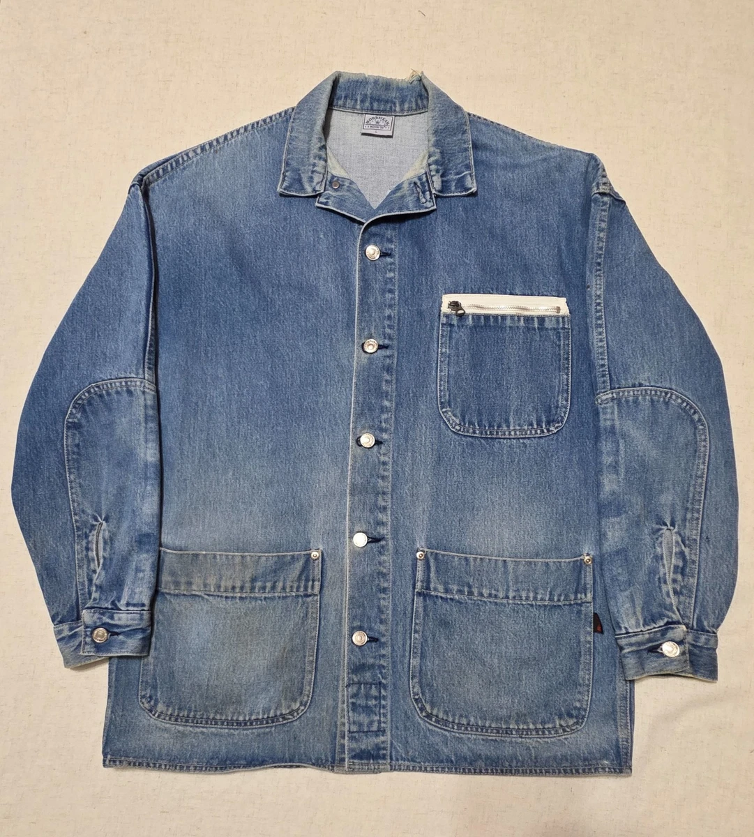 Denim Regular Size 2XL Men's Size Vintage Outerwear Coats