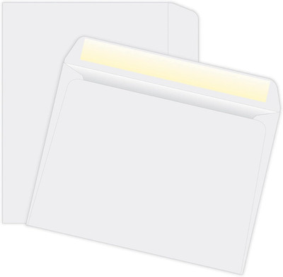 Large Format/Catalog Envelopes, Gummed, White, 6 X 9, 5 per Box, (QUA37181)