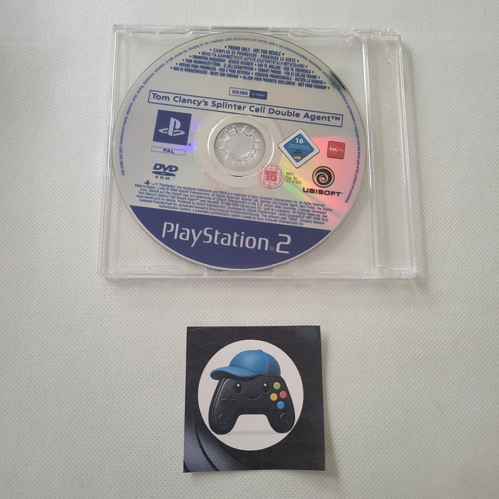 Splinter Cell double Agent : Jeu version promo/Press pour Ps2