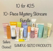 10- PIECE SKINCARE LOT 10 SAMPLE-SIZED PRODUCTS 10 For 20 GREAT DEAL READ