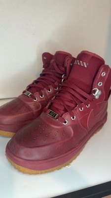 Nike lunar Force 1 Sneakerboot (GS) ( Burgundy Red ) ( Size 7Y ) ( Authentic)  