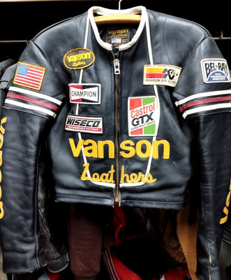 Vanson Single Riders Jacket One Star Motorcycle Leather Race