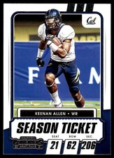 Keenan Allen 2021 Panini Contenders Draft Picks #35 California Golden Bears