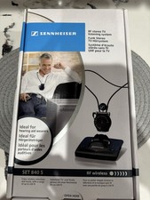 NEW Sennheiser Set 840 S RF Wireless TV Stereo Listening System NIOB Music Movie