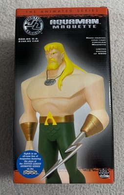 Justice League The Animated Series Aquaman Statue Maquette New DC Direct 4500