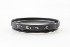  Exc 5 Leica 13131 E39 39mm UVA Filter Black Ring from Japan 843