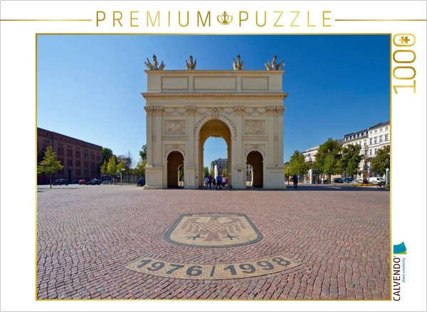 Calvendo Puzzle Potsdam Brandenburg Gate | 1000 Pieces, Finished Size 25.2 × 18.-image