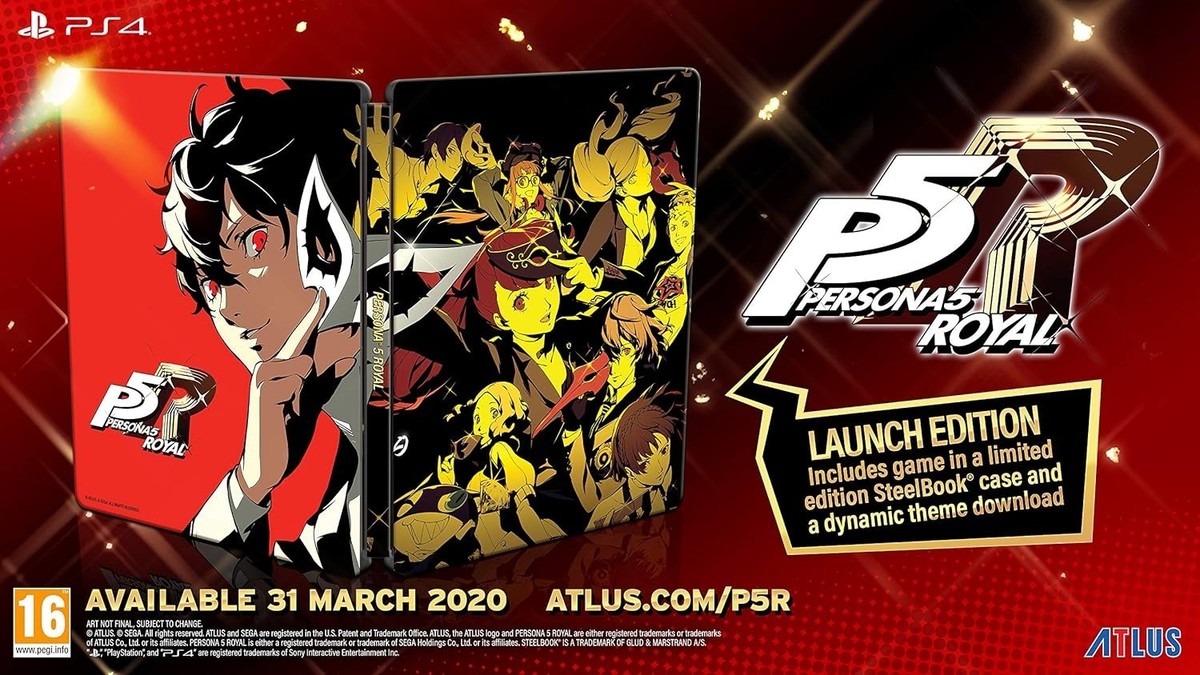 Persona 5 Royal: Steelbook Launch Edition - Sony PlayStation 4 for